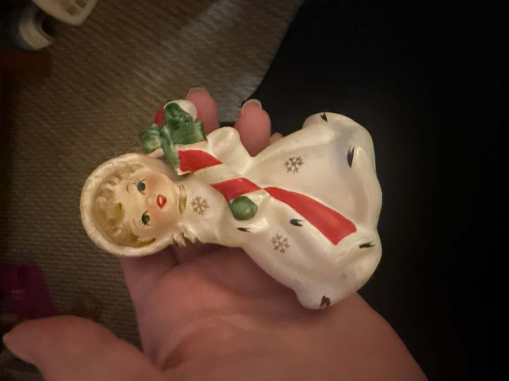 Vintage Napcoware Christmas Snowflake Girl Figurine X-8387 Japan